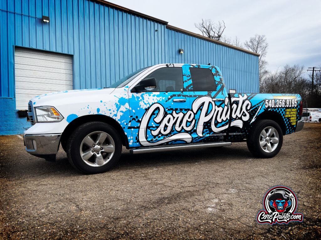 Core Prints Dodge Ram Vehicle Wrap